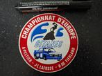 Vintage sticker autorally Gitanes BMW team Peltier Lafosse, Verzamelen, Ophalen of Verzenden, Zo goed als nieuw, Auto of Motor