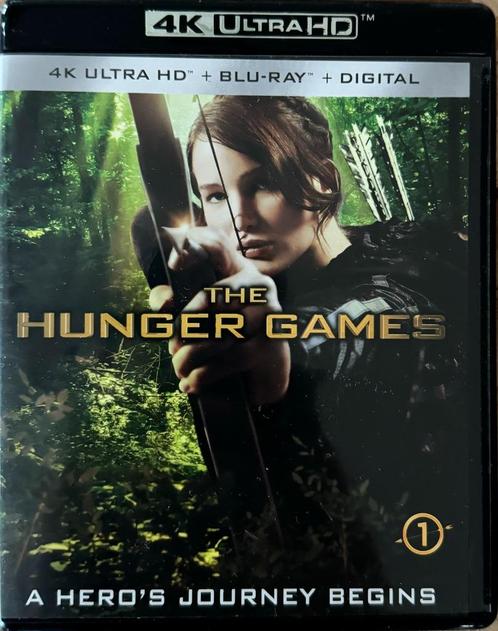 The Hunger Games (4K Blu-ray, US-uitgave), CD & DVD, Blu-ray, Comme neuf, Aventure, Enlèvement ou Envoi