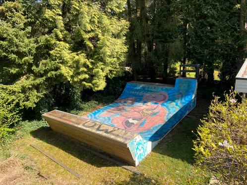 Skateramp halfpipe, Sport en Fitness, Skateboarden, Gebruikt, Overige typen, Ophalen