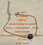 867. Juweel : armband , NIEUW , @LAATSTE STUK@ , verzending, Nieuw, Met strass, Overige materialen, Zilver