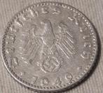 ALLEMAGNE/ALLEMAGNE : Rare 50 REICHSPFENNIG 1940 J KM 96, Envoi, Allemagne, Monnaie en vrac