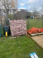Gratis klinkers +-14m2, Tuin en Terras, Ophalen, Gebruikt, Klinkers