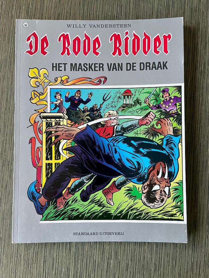 De rode ridder | 167. Het masker van de draak, Boeken, Stripverhalen, Gelezen, Eén stripboek, Verzenden