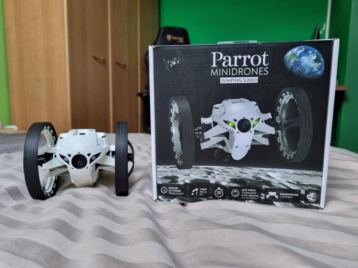 Jumping Sumo met een drone-papegaai, Audio, Tv en Foto, Drones, Gebruikt, Drone met camera, Ophalen