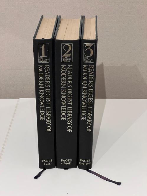 RD "Library of Modern Knowledge" en 3 volumes 1978, 1e edit., Livres, Encyclopédies, Comme neuf, Série complète, Autres sujets/thèmes