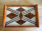Mooi dienblad art deco stijl, Ophalen of Verzenden, Gebruikt, Rechthoekig, Hout