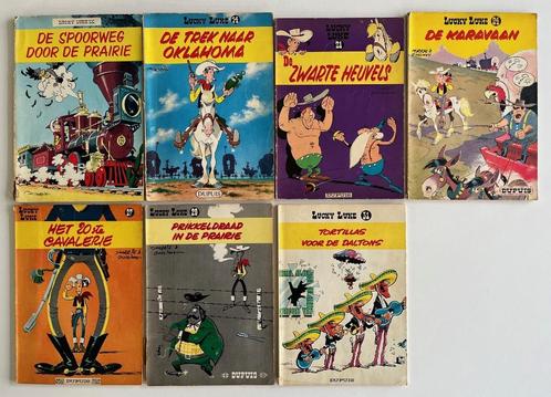 LUCKY LUKE - 6 BD (PREMIÈRE / RÉIMPRESSION) ANNÉES 1960, Livres, BD, Utilisé, Plusieurs BD, Enlèvement ou Envoi