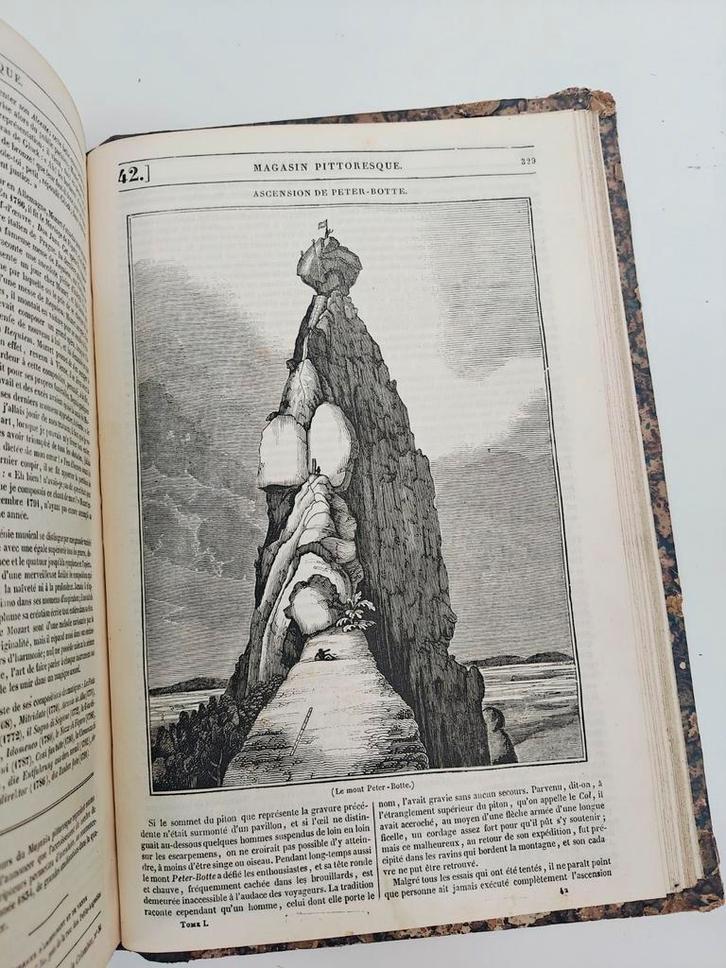 Le Magasin Pittoresque 1833 – 420pp, Antiek en Kunst, Antiek | Boeken en Manuscripten, Ophalen of Verzenden