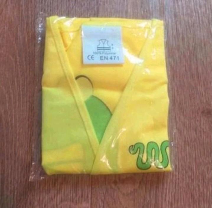 Fluovestje nieuw in verpakking, Fietsen en Brommers, Fietsaccessoires | Fietskleding, Nieuw, Kinderen, Bovenkleding, Ophalen of Verzenden