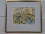 A5255 Raoul Dufy - Orginele - Port de Deauville, Antiek en Kunst, Kunst | Schilderijen | Klassiek, Ophalen of Verzenden