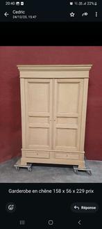 Garderobe en chêne aerogommer, Enlèvement, Chêne
