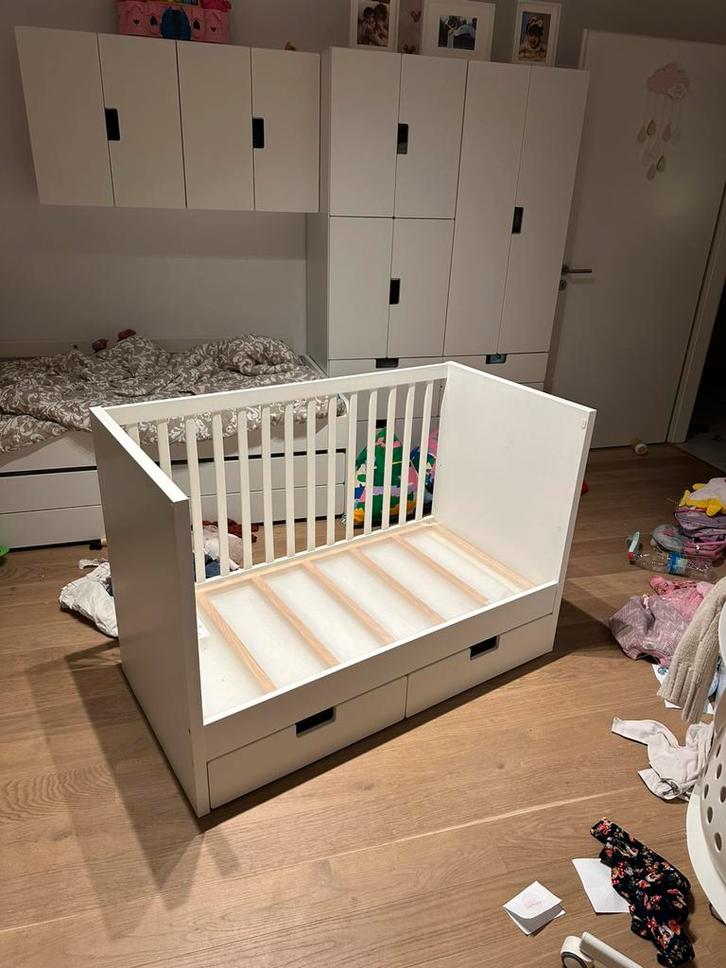 Lit bebe ikea 60x120, Enfants & Bébés, Chambre d'enfant | Chambres d'enfant complètes, Utilisé, Garçon ou Fille, Enlèvement