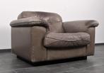 De Sede DS101 fauteuil in grijs leer, 75 tot 100 cm, Ophalen of Verzenden, 75 tot 100 cm, Midcentury