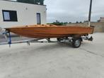 Poncelet 465 boot te renoveren + Riba-trailer, Watersport en Boten, Motorboten en Motorjachten, Ophalen, Hout, Tot 6 meter