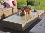 Landelijke buiten outside bijzettafel salontafel loungetafel, Ophalen, Minder dan 45 cm, Kunststof, 75 cm of meer