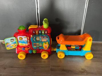 Vtech trein met letterlocomotief beschikbaar voor biedingen