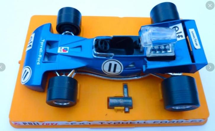 Politoys SB 1/25 - F1 Tyrrell Ford FX1 Vintage Formule 1, Verzamelen, Automerken, Motoren en Formule 1, Zo goed als nieuw, Formule 1