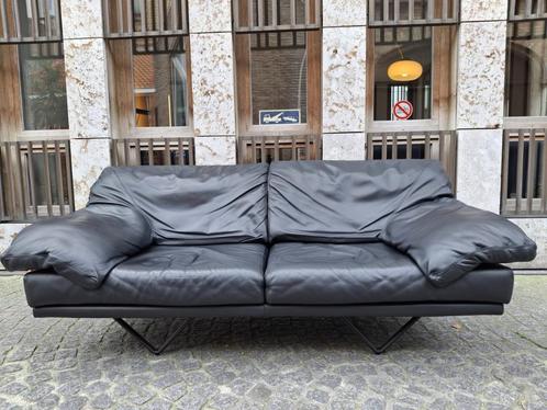 Durlet Cornelius zitbank, Huis en Inrichting, Zetels | Zetels, Gebruikt, Rechte bank, Driepersoons, 200 tot 250 cm, Leer, Metaal