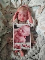 silicone reborn baby met armaturen en certificaat, Verzamelen, Poppen, Ophalen of Verzenden, Nieuw, Babypop, Levensecht of Reborn