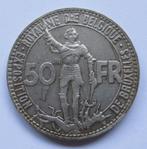 België 50 frank 1935 Wereldtentoonstelling FR, Postzegels en Munten, Verzenden, België, Zilver