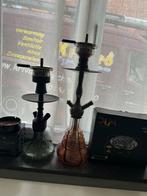 Lot de 2 chicha + boîte à charbon + mini taque à gaz, Collections, Comme neuf