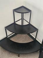 Hoekje plantenrek. Zwart, Ophalen