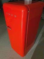 Smeg FAB28LRD5 Rood Amerikaanse koelkast met vriesvak, Ophalen, 200 liter of meer, Zo goed als nieuw, 140 tot 160 cm