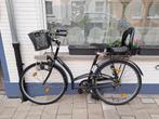 Damesfiets BTWin met Yepp fietsstoel, Fietsen en Brommers, Ophalen, Gebruikt, Overige merken