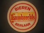 *Tapis à bière Lambrechts Berlaar : 107 mm, Enlèvement ou Envoi, Utilisé, Sous-bock