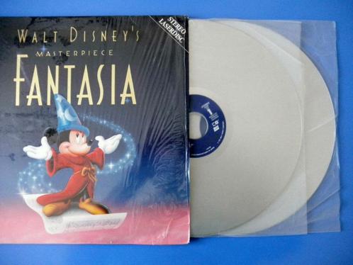 Walt Disney Fantasia - Rare 2x Stereo Laserdisc Home video, Collections, Disney, Comme neuf, Autres types, Mickey Mouse, Enlèvement ou Envoi