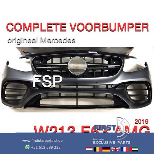 W213 S213 E63 AMG VOORBUMPER Mercedes E Klasse 2016-2021 COM, Auto-onderdelen, Carrosserie, Bumper, Voor, Gebruikt, Ophalen of Verzenden
