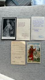 Lot 3: Verschillende kaartjes & bidprentjes - Katholiek, Ophalen of Verzenden, Kaart of Prent, Christendom | Katholiek