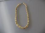 vintage ketting, Handtassen en Accessoires, Kettingen, Ophalen of Verzenden, Zo goed als nieuw, Beige, Overige materialen