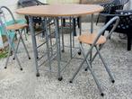 Opvouwbare tafel, ideaal voor een kot of studio, kleine ruim, Ophalen, Gebruikt