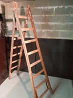 Ancienne échelle en bois rétractable, Enlèvement, Utilisé, Échelle, Pliable ou rétractable/escamotable