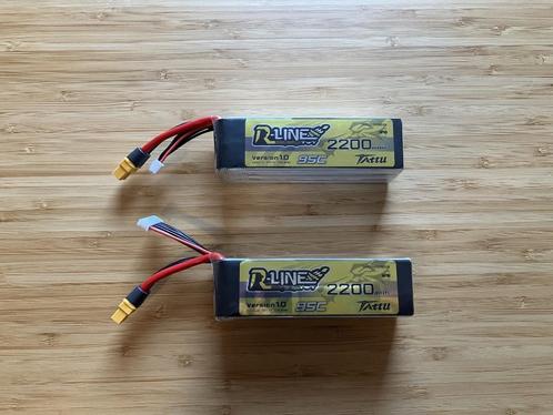 Tattu 6s 2200 mAh lipo - 2 stuks (vraagprijs voor set), Hobby en Vrije tijd, Modelbouw | Radiografisch | Helikopters en Quadcopters