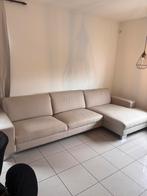 Hoekbank, zetel, sofa op maat gemaakt beige, Ophalen, Zo goed als nieuw