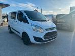 FORD TRANSIT CUSTOM * 2.2 TDCI * 125PK * GOEDE STAAT *EXPORT, Voorwielaandrijving, Euro 5, Stof, Zwart