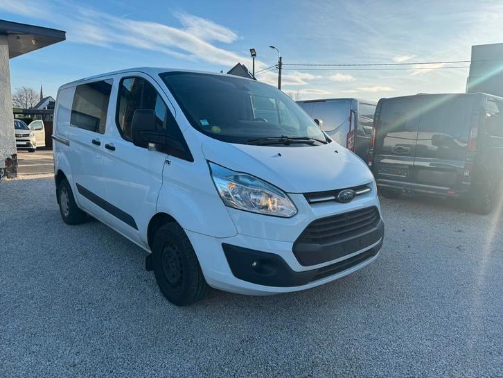 FORD TRANSIT CUSTOM * 2.2 TDCI * 125PK * GOEDE STAAT *EXPORT, Auto's, Bestelwagens en Lichte vracht, Bedrijf, Te koop, ABS, Airbags