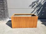 Cortenstaal bloembak 60 x 35 x 35 - met bodem, Tuin en Terras, Tuin, Nieuw, Ophalen of Verzenden, Metaal