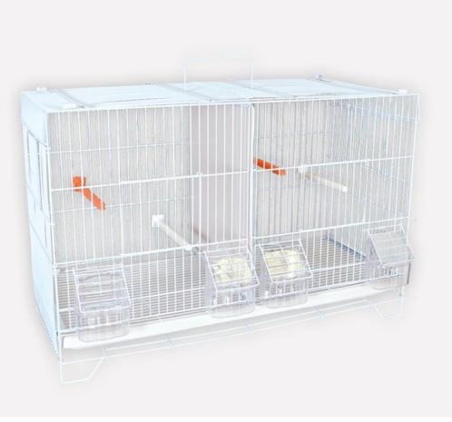 Witte Draadkooi 60 x 28,5 x 40 cm, Animaux & Accessoires, Oiseaux | Cages & Volières, Neuf, Cage d'élevage, Synthétique, Enlèvement ou Envoi