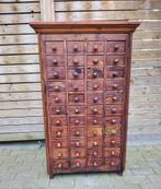 Vintage antieke massieve knutselkast met 44 laden, Huis en Inrichting, Kasten | Lockerkasten, Ophalen of Verzenden