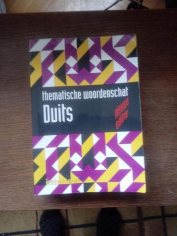 Thematische woordenschat Duits nieuwe editie beschikbaar voor biedingen