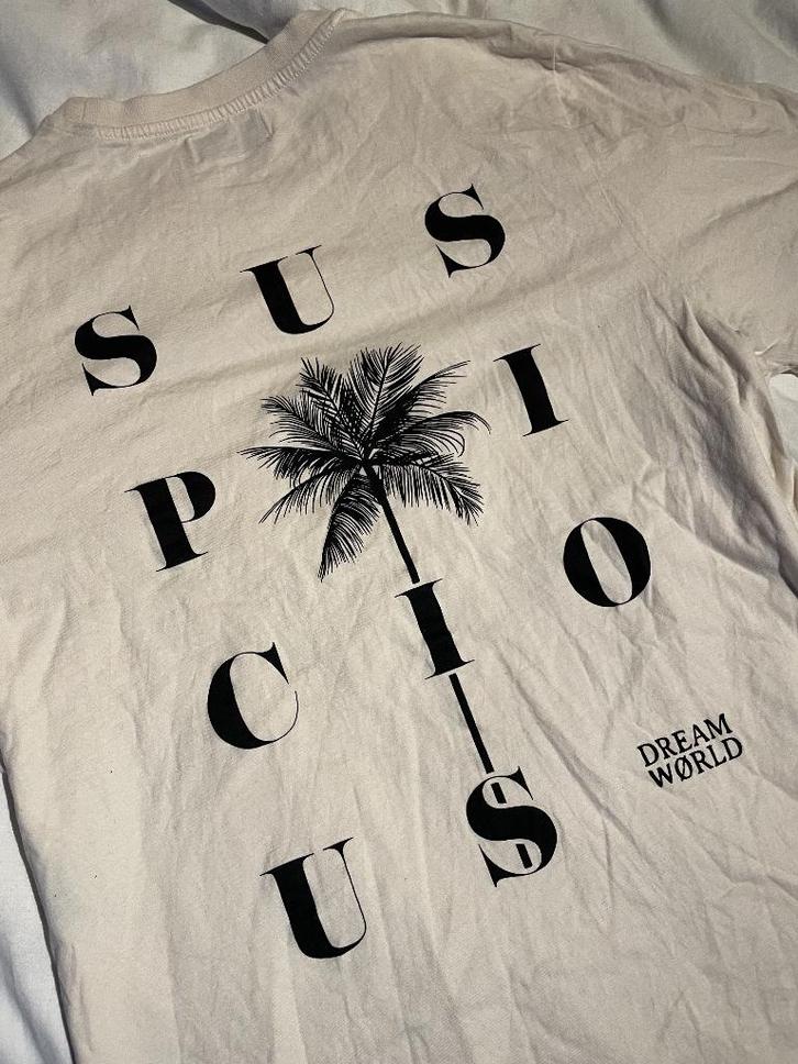 Suspicious Antwerp, Kleding | Heren, T-shirts, Nieuw, Maat 48/50 (M), Wit, Ophalen of Verzenden