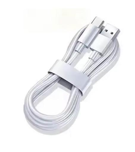 USB-C Oplaad Kabel Voor Android Lang 1,00 meter - Kleur Wit, Telecommunicatie, Mobiele telefoons | Toebehoren en Onderdelen, Nieuw