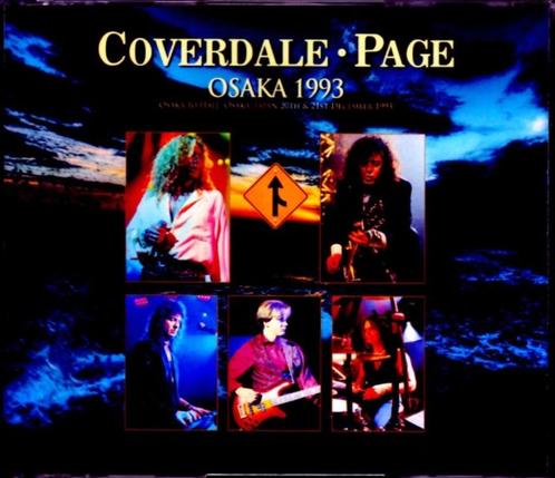 4 CD's + DVD - COVERDALE PAGINA - Live Osaka 1993, Cd's en Dvd's, Cd's | Rock, Nieuw in verpakking, Poprock, Verzenden