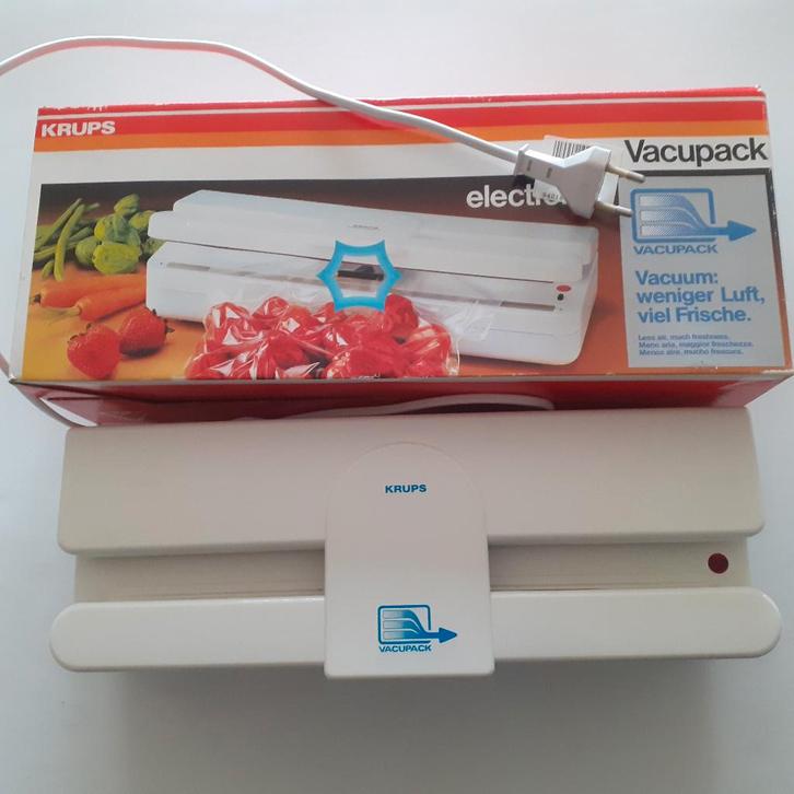 Lasapparaat plastieken zakken + vacuumzuiger, Elektronische apparatuur, Vriezers en Diepvrieskisten, Zo goed als nieuw, Vrijstaand