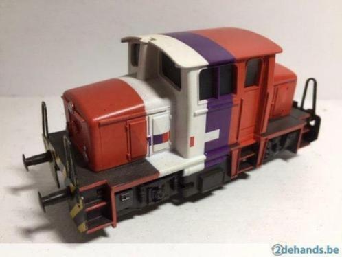 Fleischmann strukton rangeer locomotief (met Marklin structo, Hobby en Vrije tijd, Modeltreinen | H0, Locomotief, Fleischmann