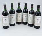 1986 Domaine de Féraud. Côtes de Provence. 6 flessen in doos, Verzamelen, Frankrijk, Ophalen of Verzenden, Zo goed als nieuw, Rode wijn