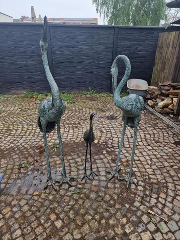 Grote Bronzen Kraanvogels beschikbaar voor biedingen
